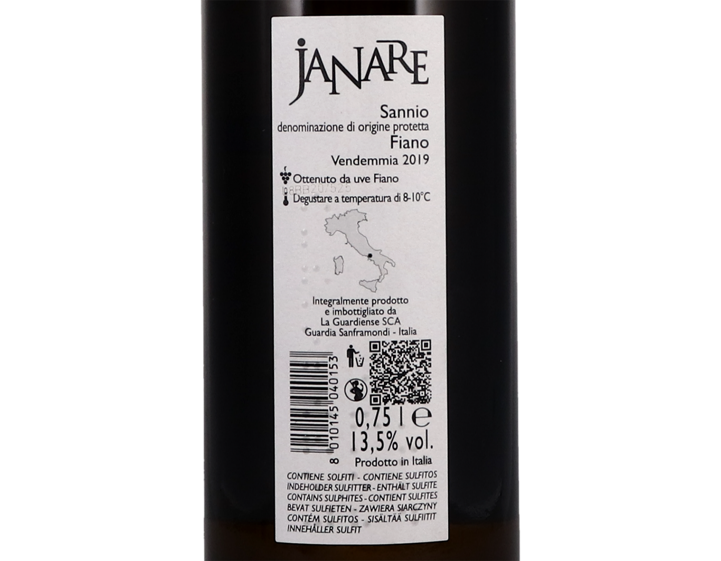 Fiano Sannio Colle di Tilio Janare 2019