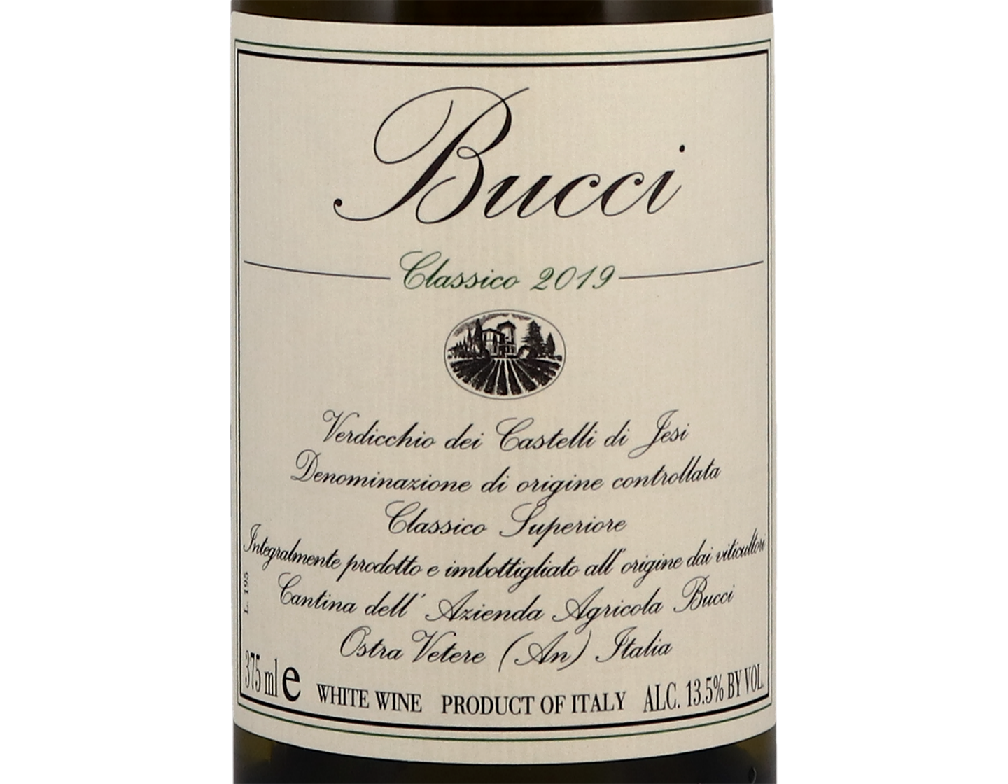Half bottle of Verdicchio Classico Superiore, Villa Bucci 2019