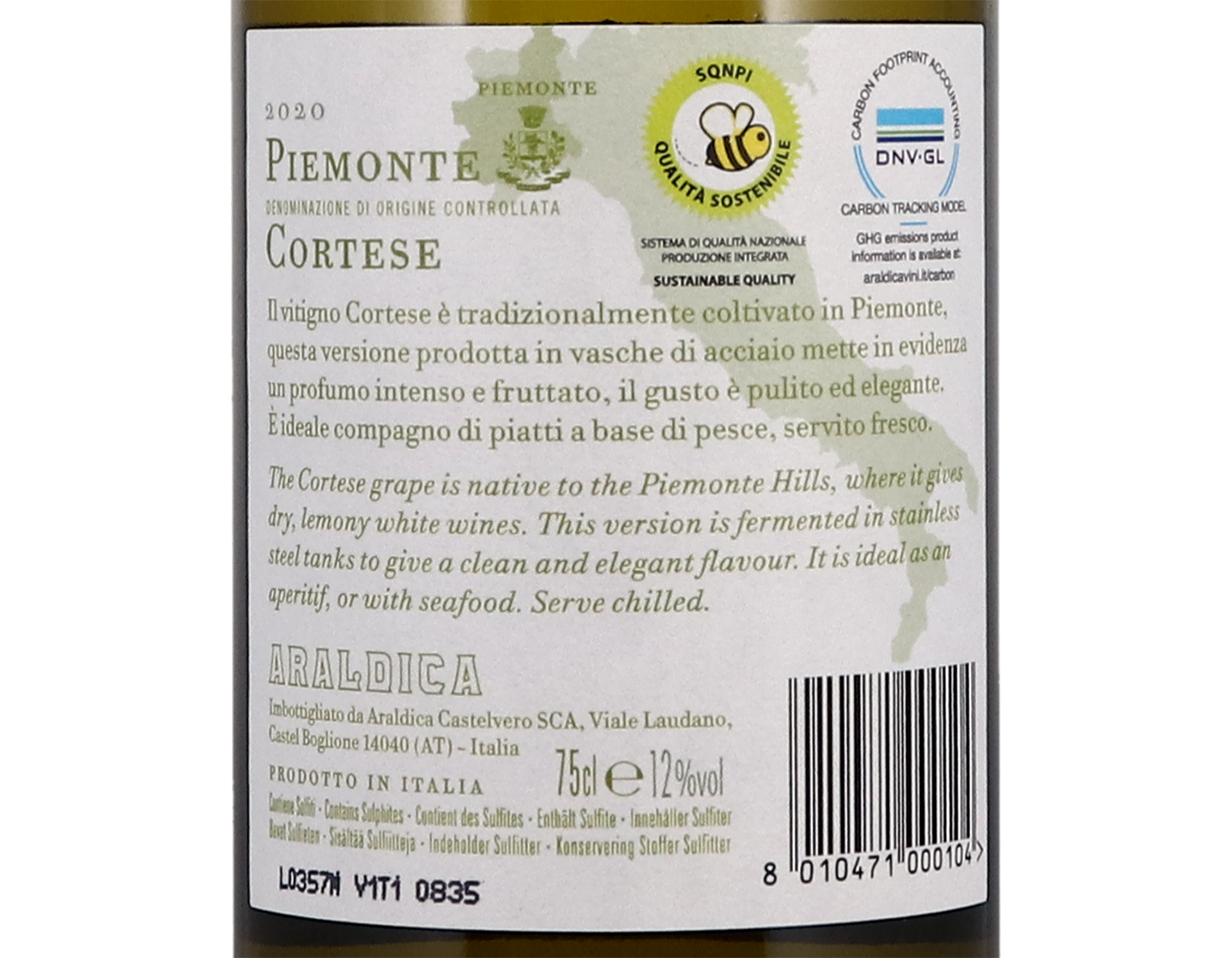 Piemonte Cortese 2020
