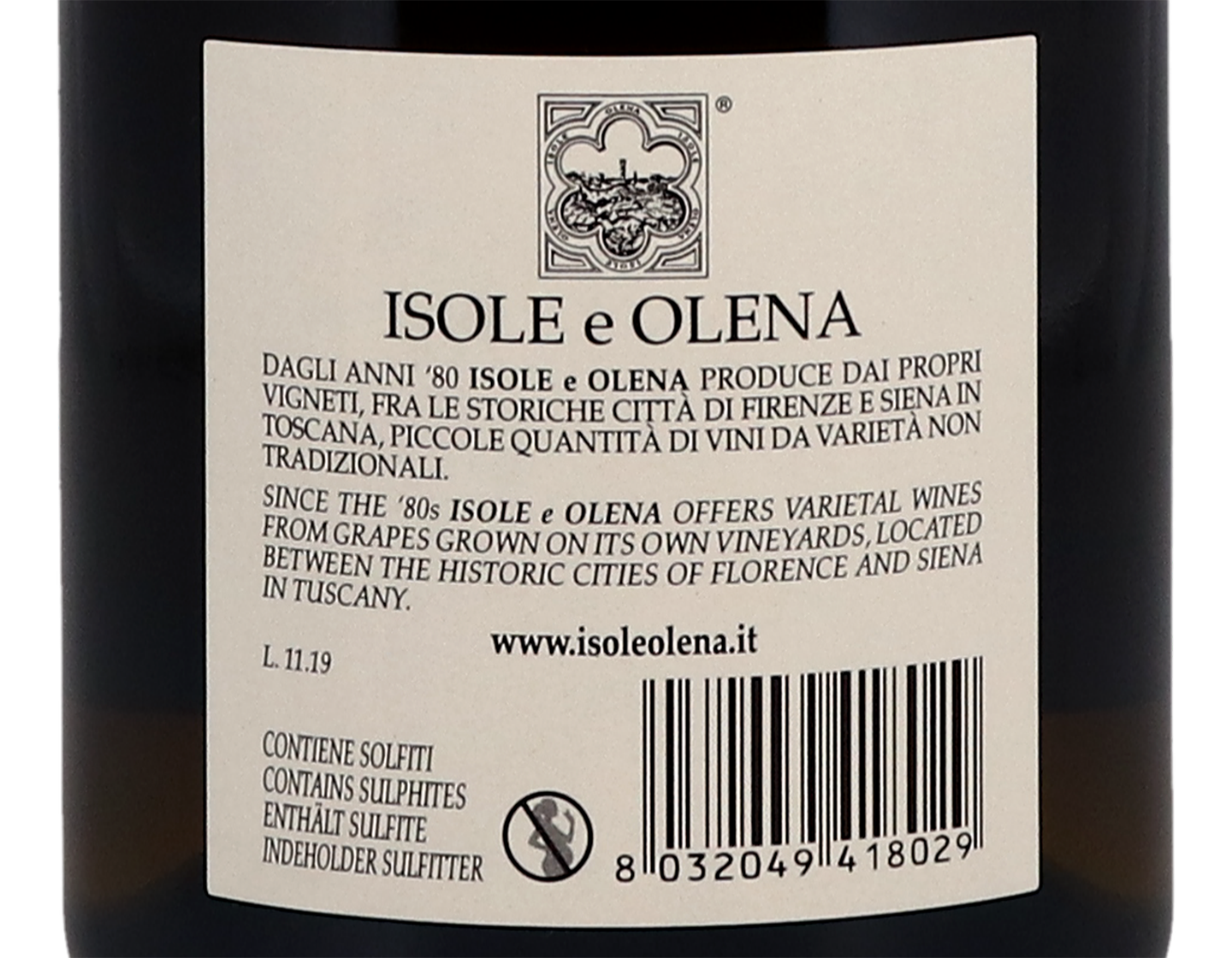 Isole e Olena Chardonnay Collezione Privata 2018