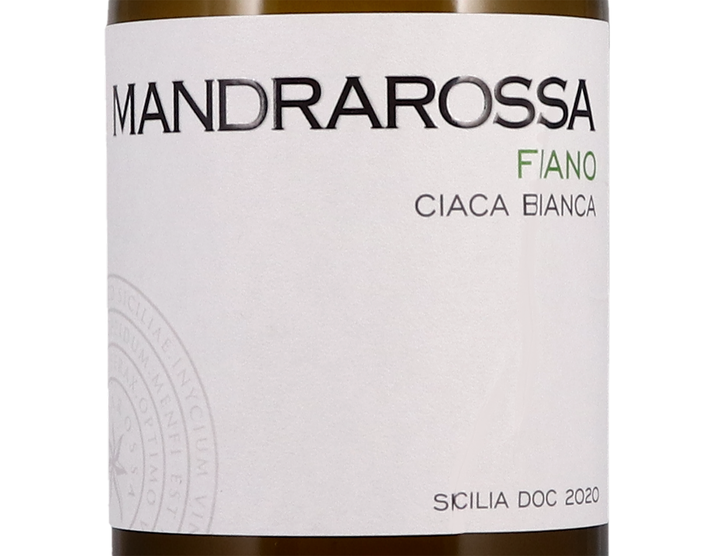 Fiano Mandrarossa Sicilia 2020