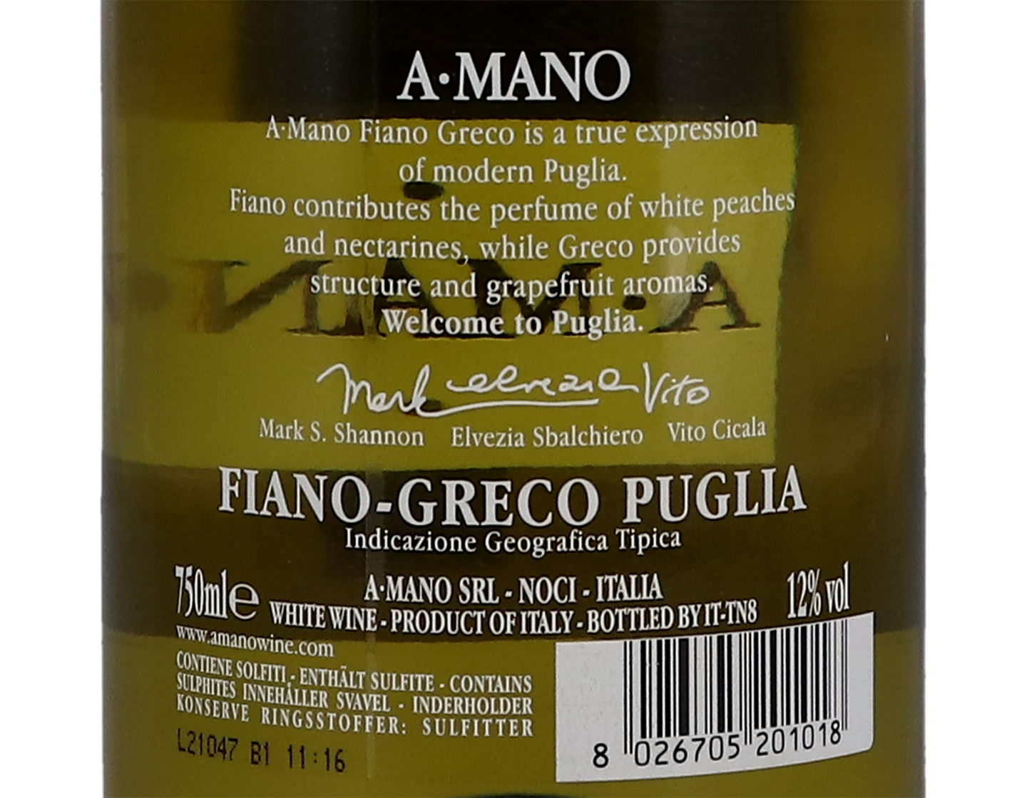 Puglia Bianco A Mano 2020