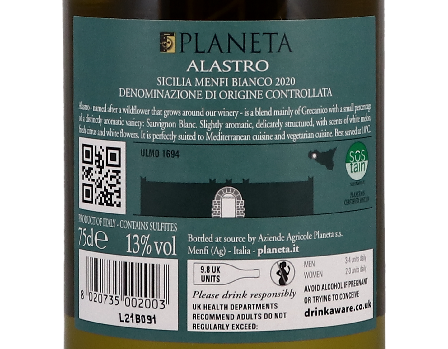 Alastro Sicilia Menfi Planeta 2020