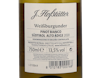 Pinot Bianco Sudtirol Alto Adige Hofstatter 2020 view 3