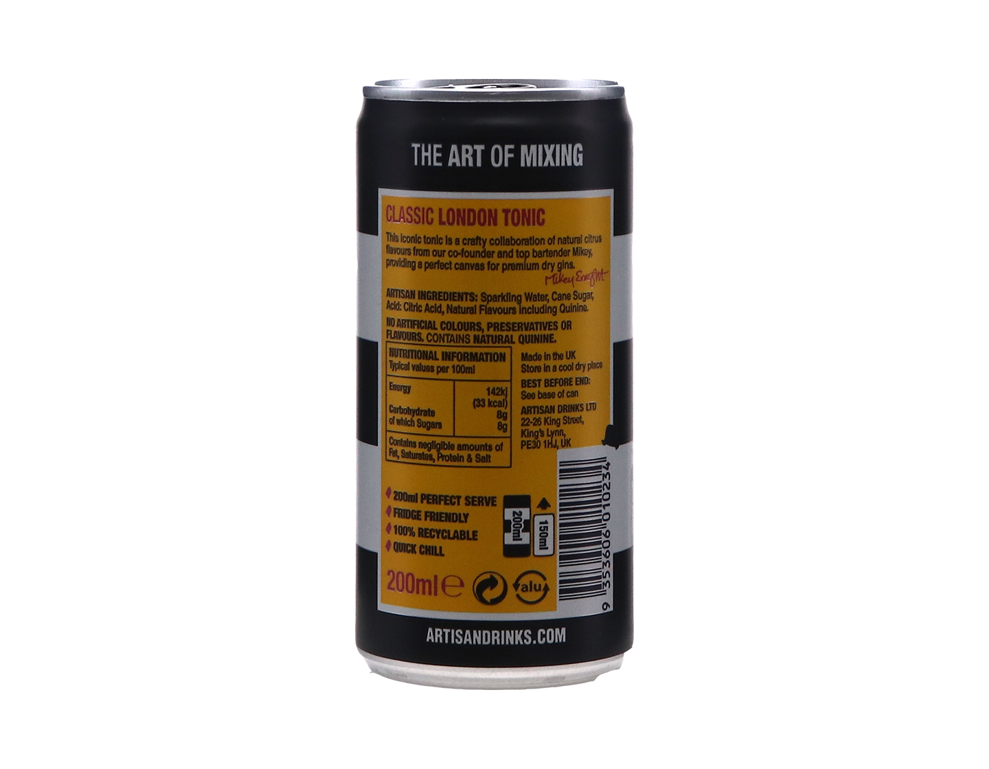 The Artisan Drinks Co. Classic London Tonic 20cl