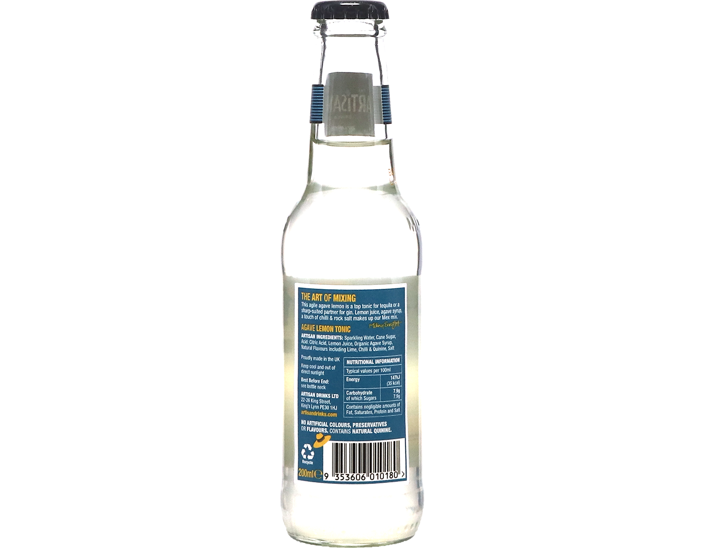 The Artisan Drinks Co. Agave Lemon Tonic 20cl