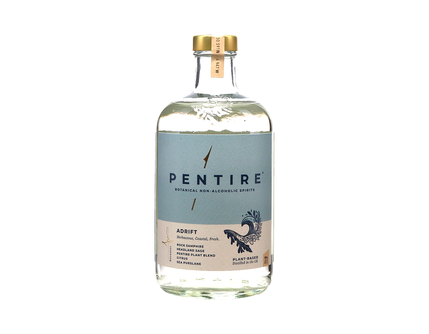 Pentire 'Adrift' Botanical Non-Alcoholic Spirit 70cl
