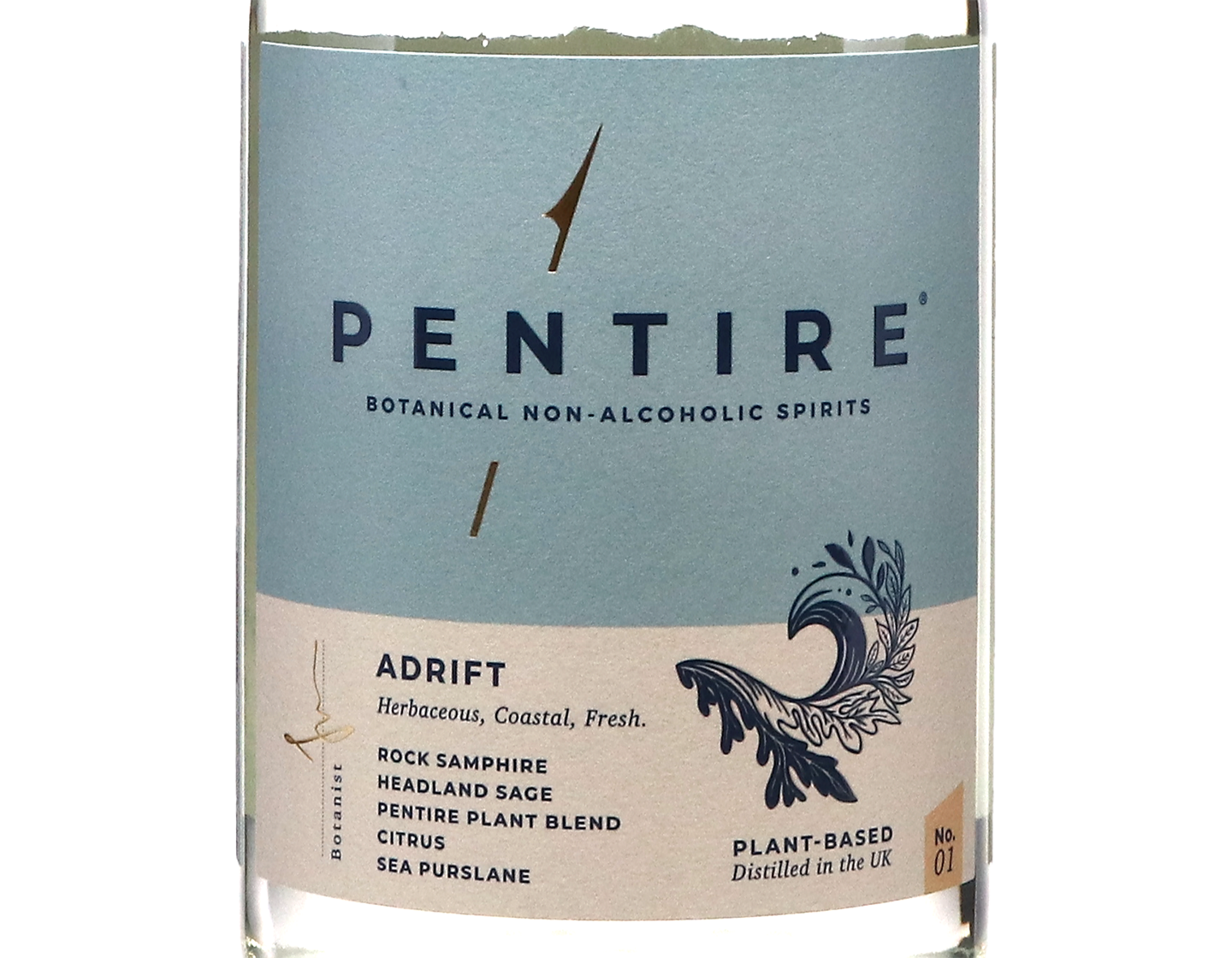 Pentire 'Adrift' Botanical Non-Alcoholic Spirit 70cl