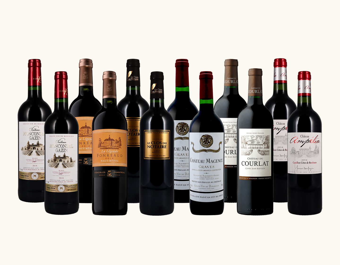 Bordeaux Communes mixed case 6x2