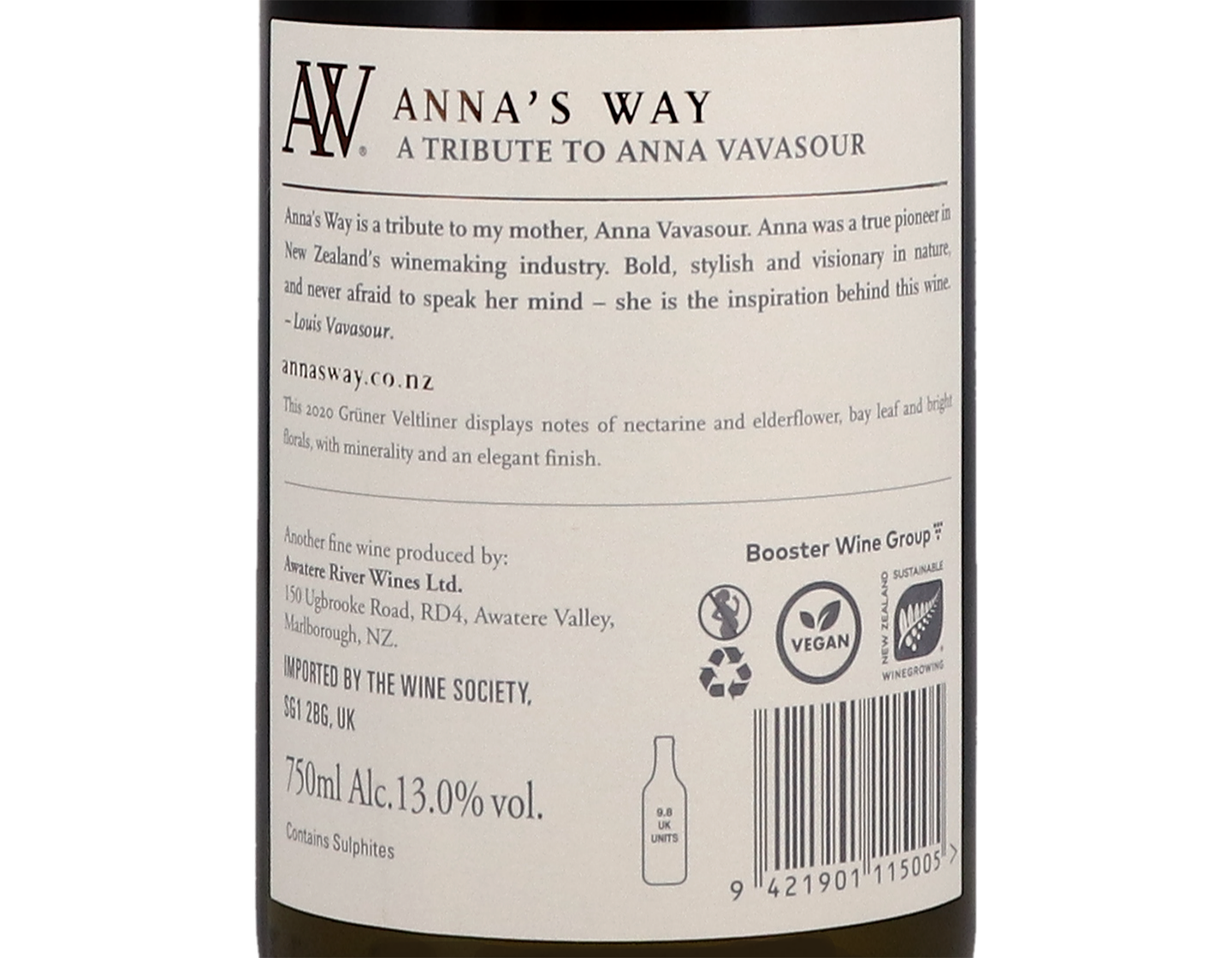 Anna's Way Nelson Grüner Veltliner 2020