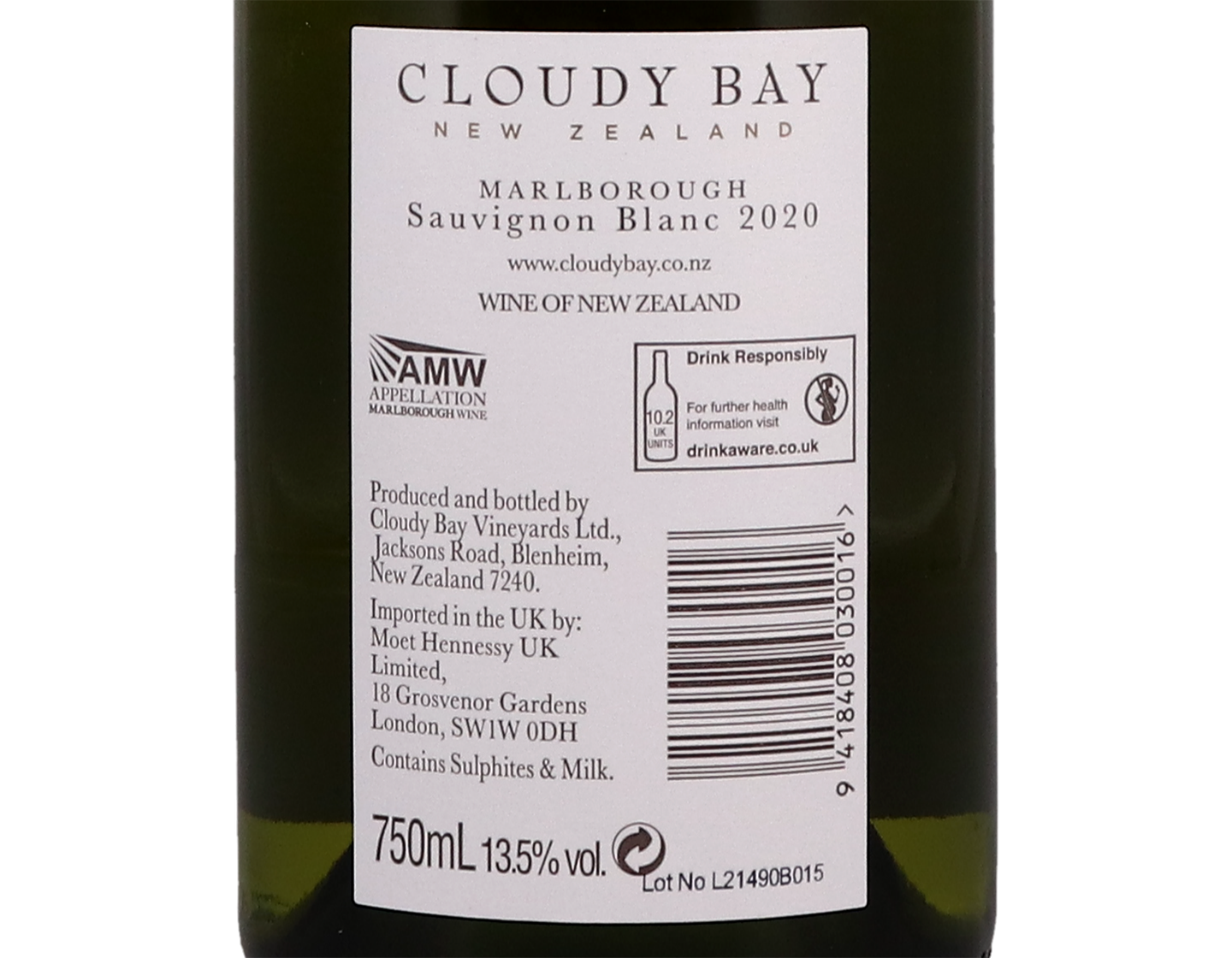 Cloudy BayMarlborough Sauvignon Blanc 2020