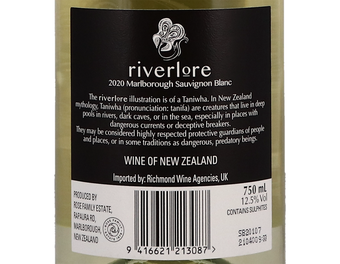 Riverlore Marlborough Sauvignon Blanc 2020