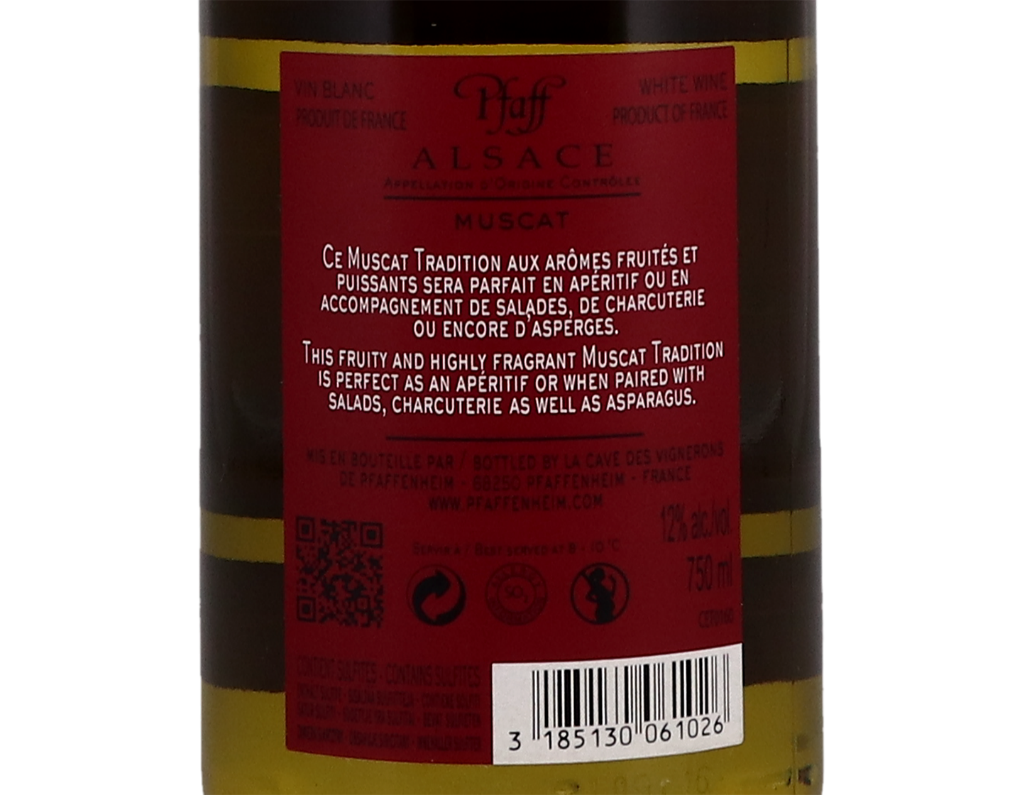 Muscat Tradition Pfaff Cave de Pfaffenheim 2019