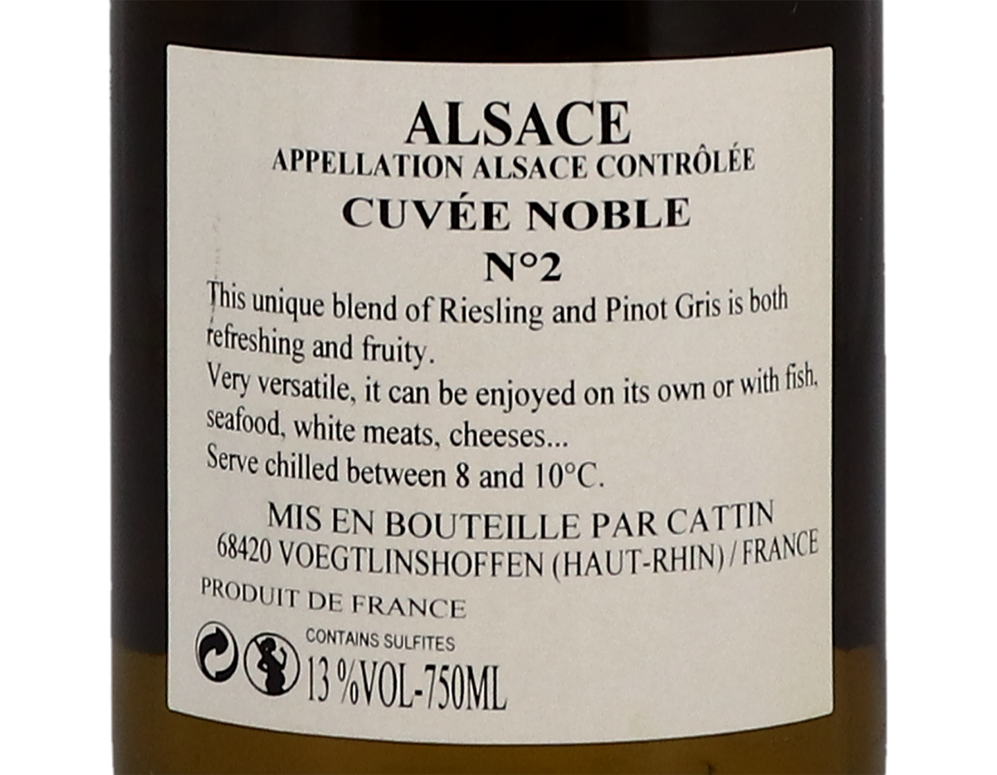 Cuvee Noble No 2 Famille Cattin 2019