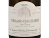 Domaine Rollin Pernand Vergelesses PC Les Cloux 2015 view 2