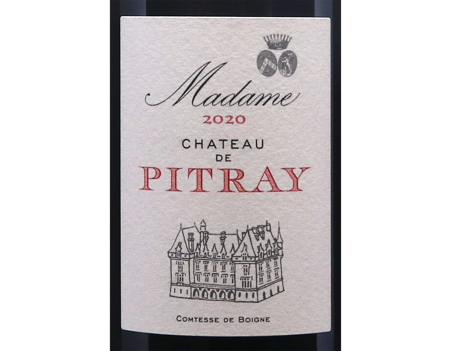 Madame de Ch de Pitray Castillon 2020