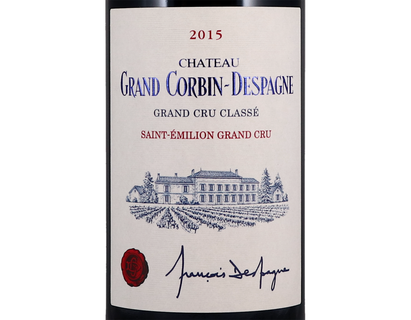 Ch Grand Corbin Despagne St Emilion 2015