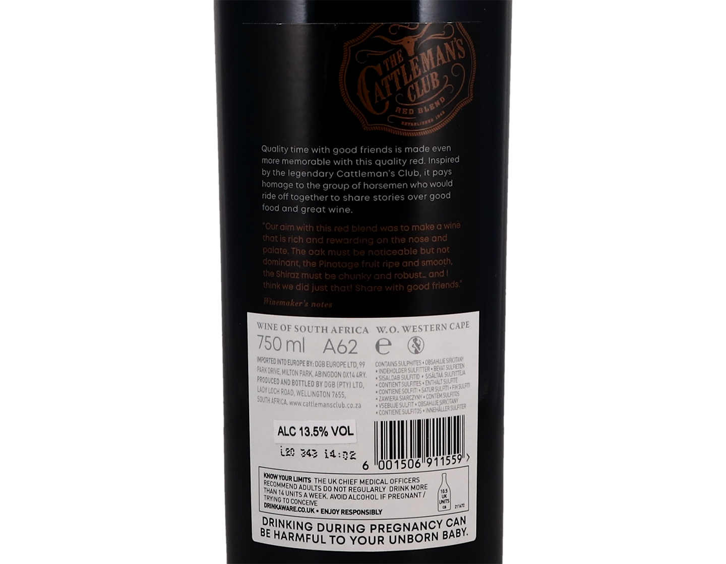 Douglas Green The Cattlemans Club Red Blend W Cape 2019