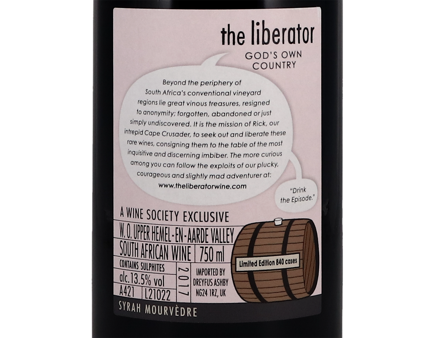 The Liberator Gods Own Country Upper Hemel en Aarde Valley 2017