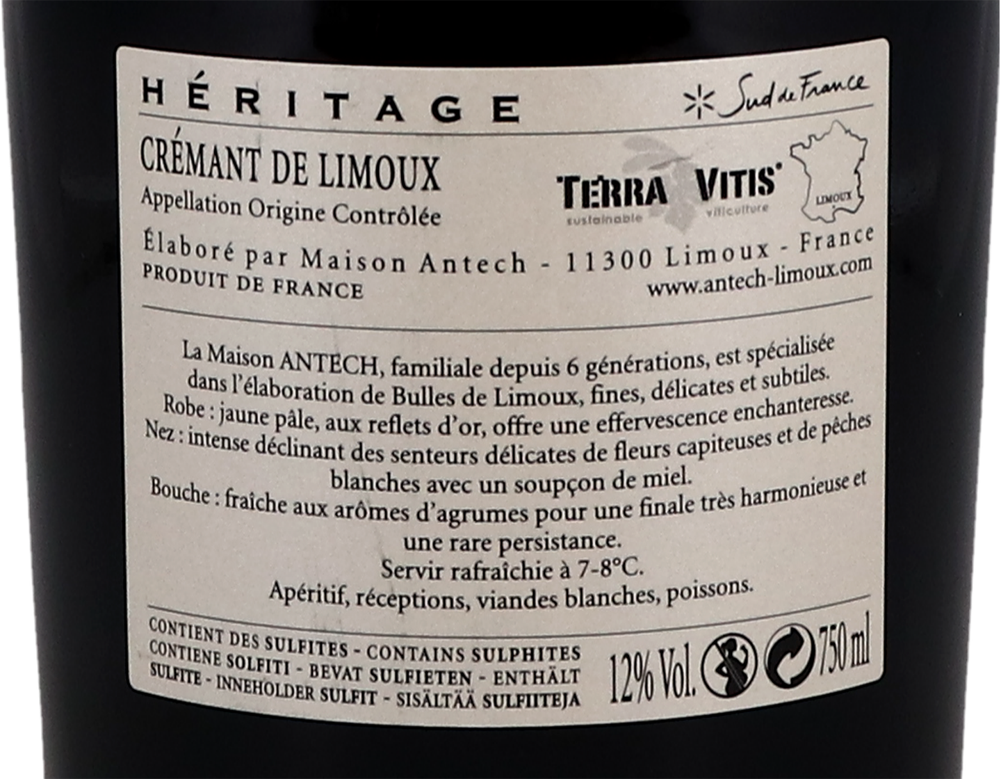 Cremant de Limoux Heritage 2018 Antech