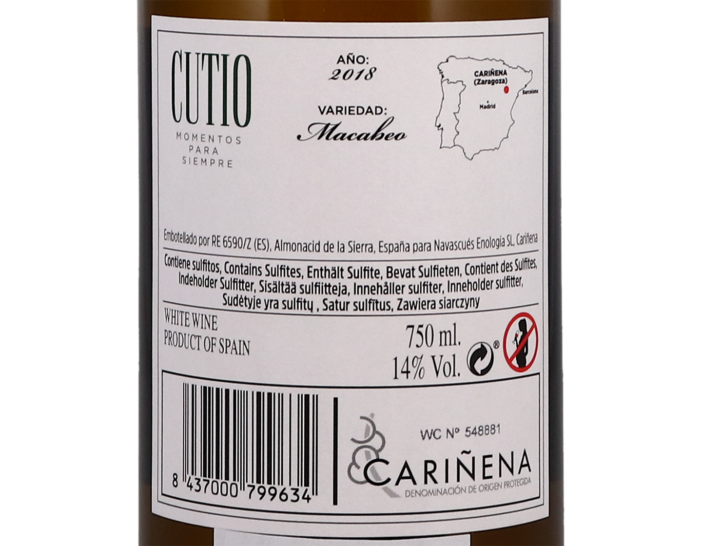 Cutio Macabeo 2018