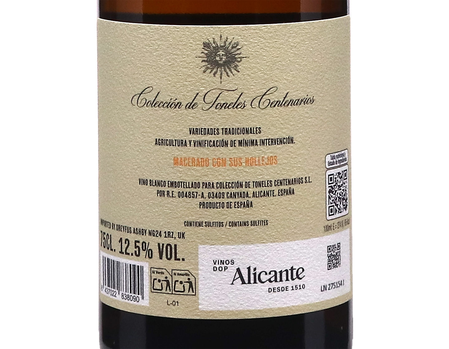 Luis XIV Brisat Alicante 2025 ORGANIC