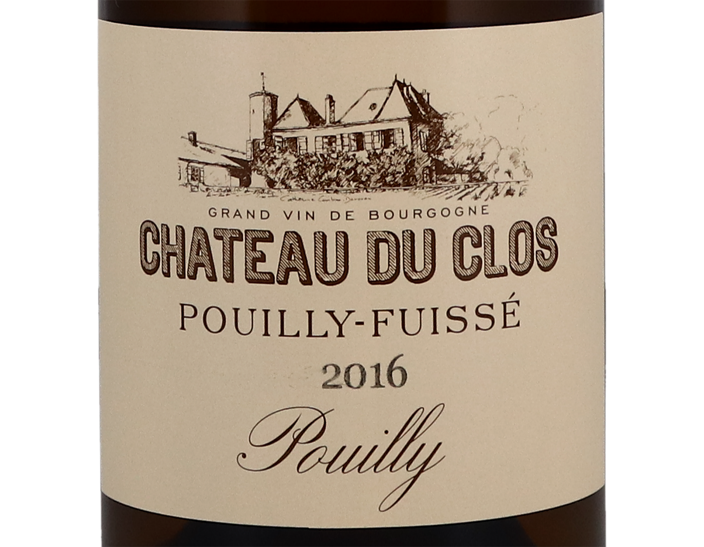 Ch du Clos Pouilly Fuisse Pouilly 2016