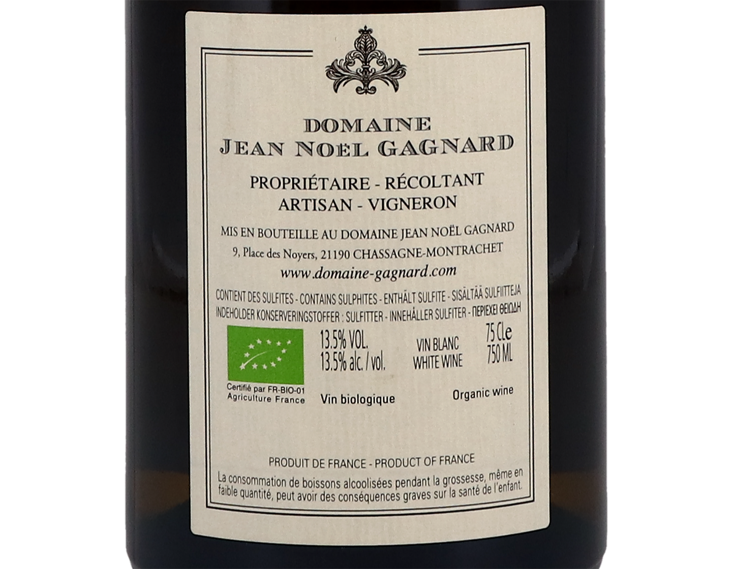 Domaine Jean-Noël Gagnard, Chassagne-Montrachet Premier Cru Clos de la Maltroie 2016