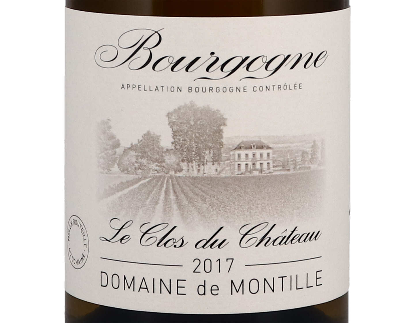 Domaine de Montille, Bourgogne Le Clos du Château de Puligny-Montrachet 2017