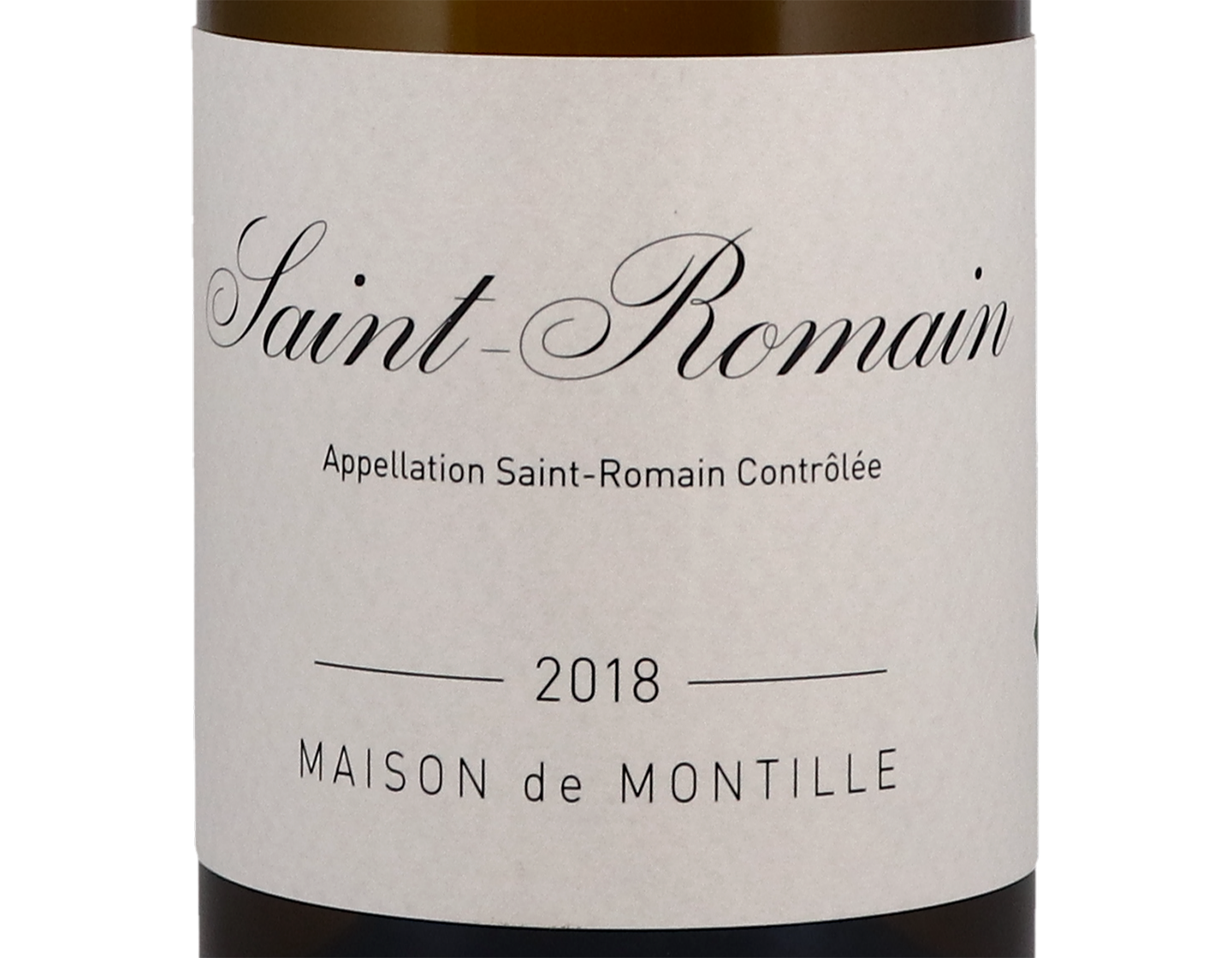 Maison de Montille Saint Romain 2018 ORGANIC