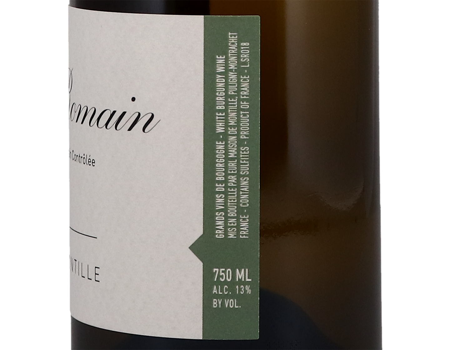 Maison de Montille Saint Romain 2018 ORGANIC