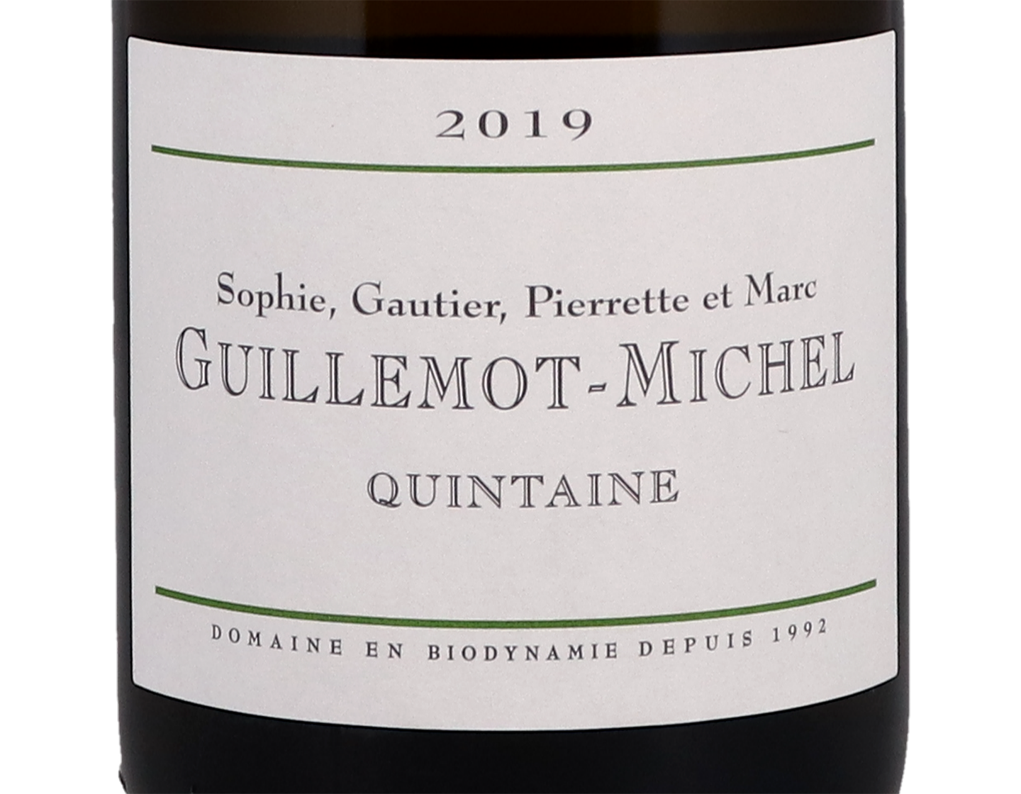 Domaine Guillemot Michel Vire Clesse Quintaine 2019 BIODYNAMIC