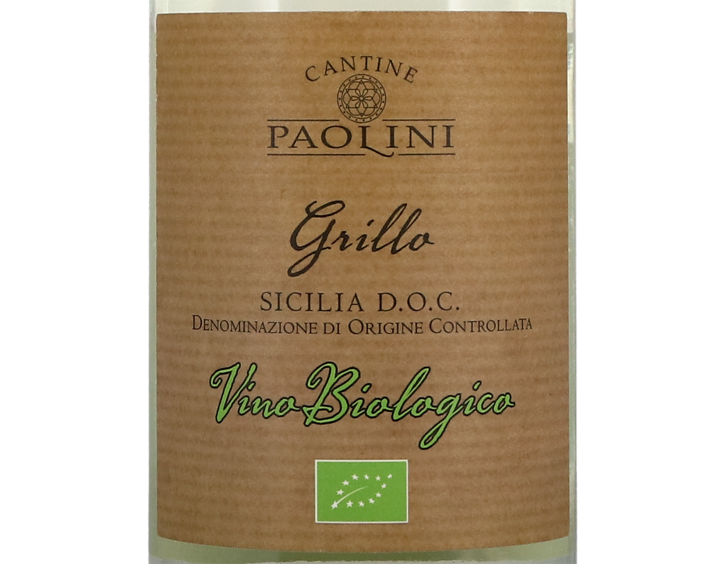 Grillo Terre Siciliane Vino Biologico Paolini 2020 ORGANIC