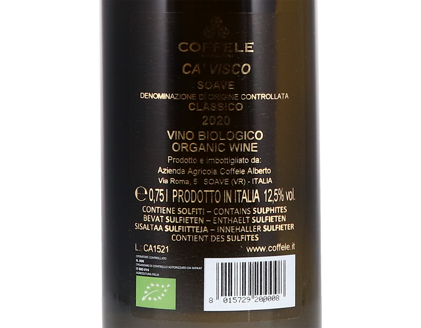 Coffele Ca Visco Soave Classico 2020 Organic