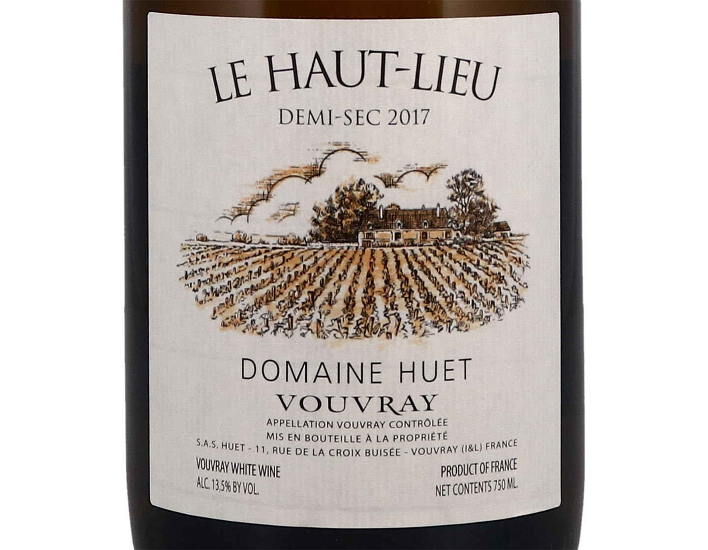 Vouvray Le Haut Lieu Demi Sec Domaine Huet 2017