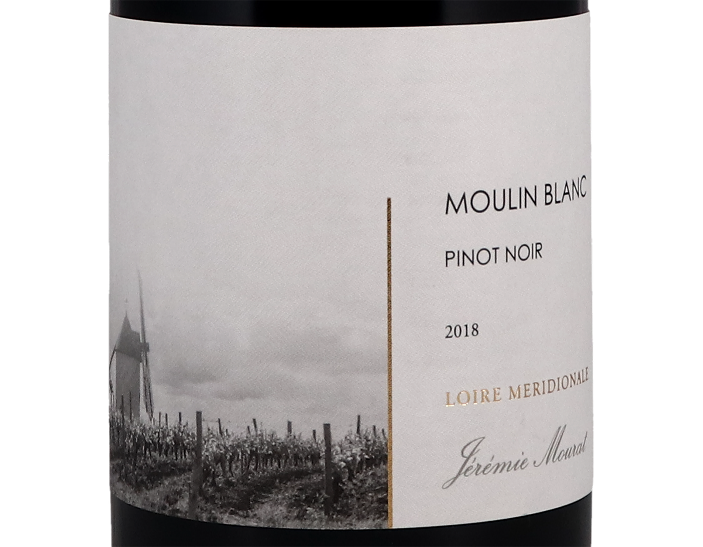 Val de Loire Moulin Blanc ORGANIC Pinot Noir J Mourat 2018