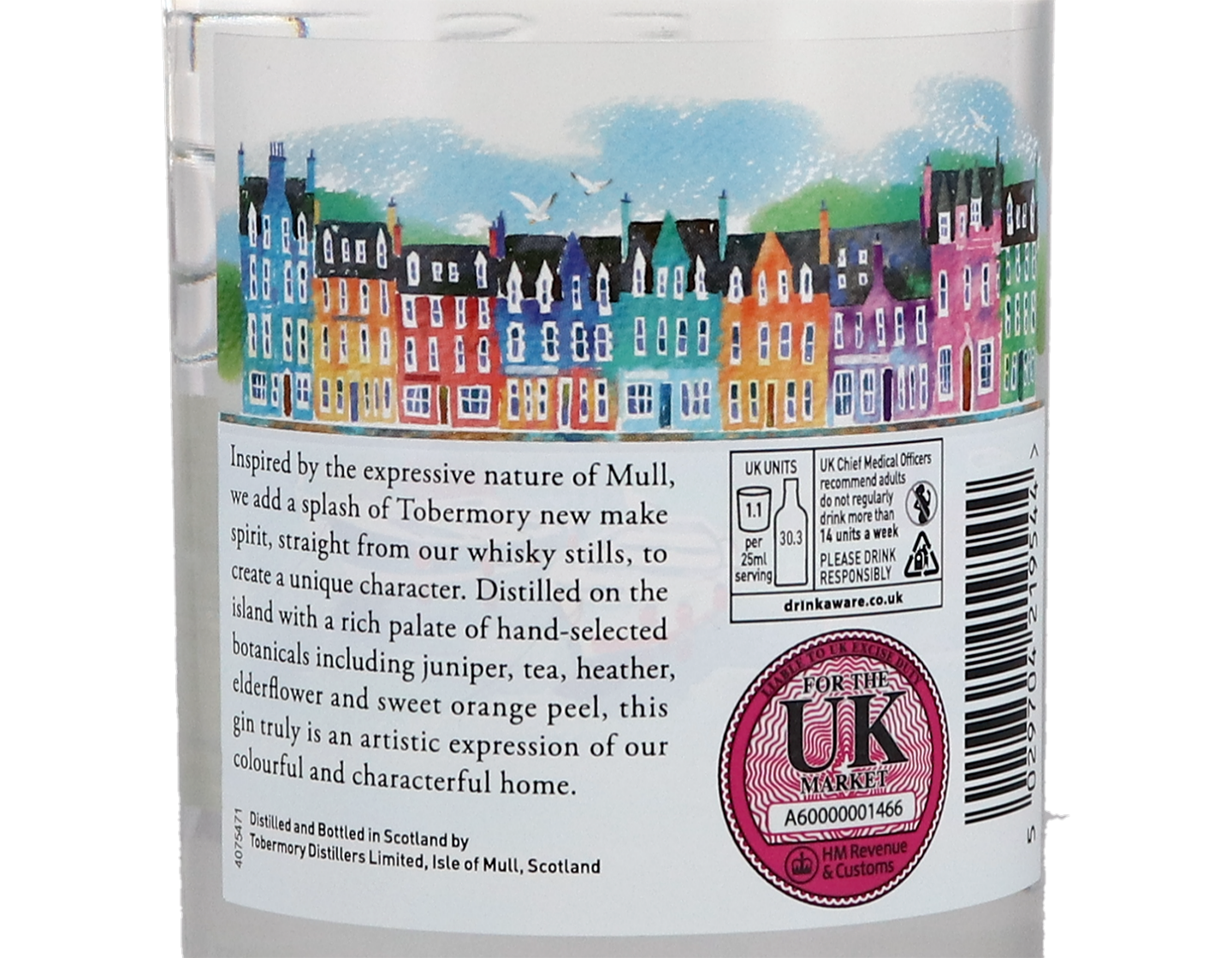 Tobermory Isle of Mull Gin 43%