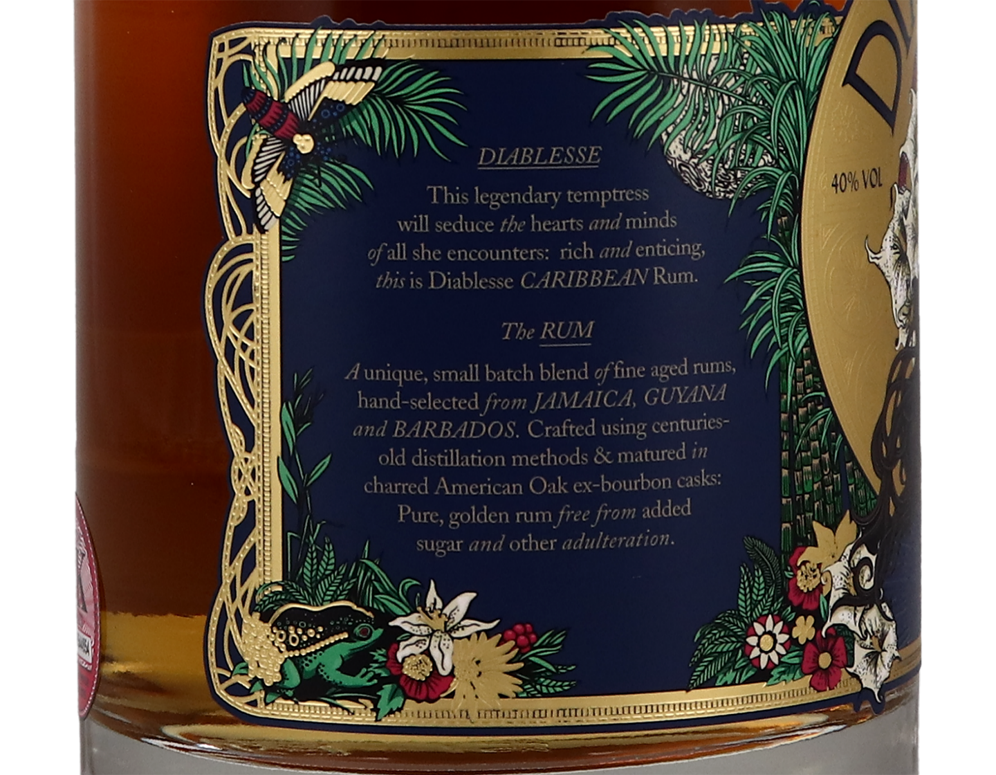 Diablesse Golden Caribbean Rum 40%