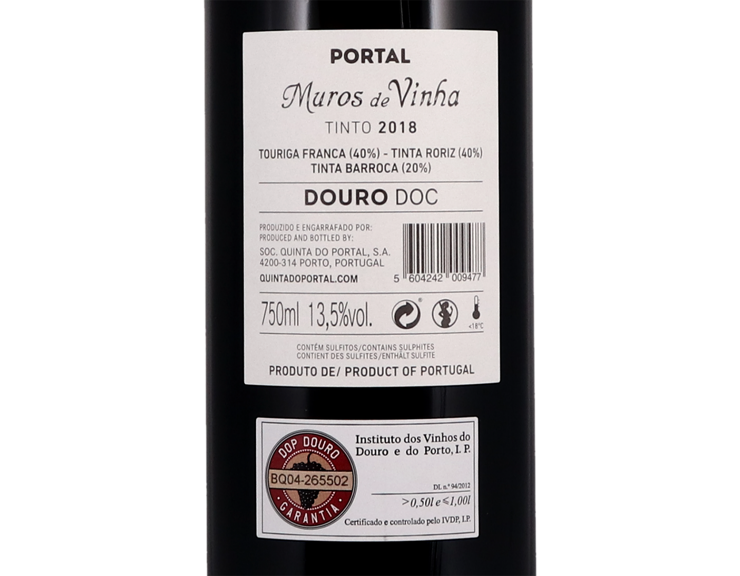 Portal Muros de Vinha Douro 2018