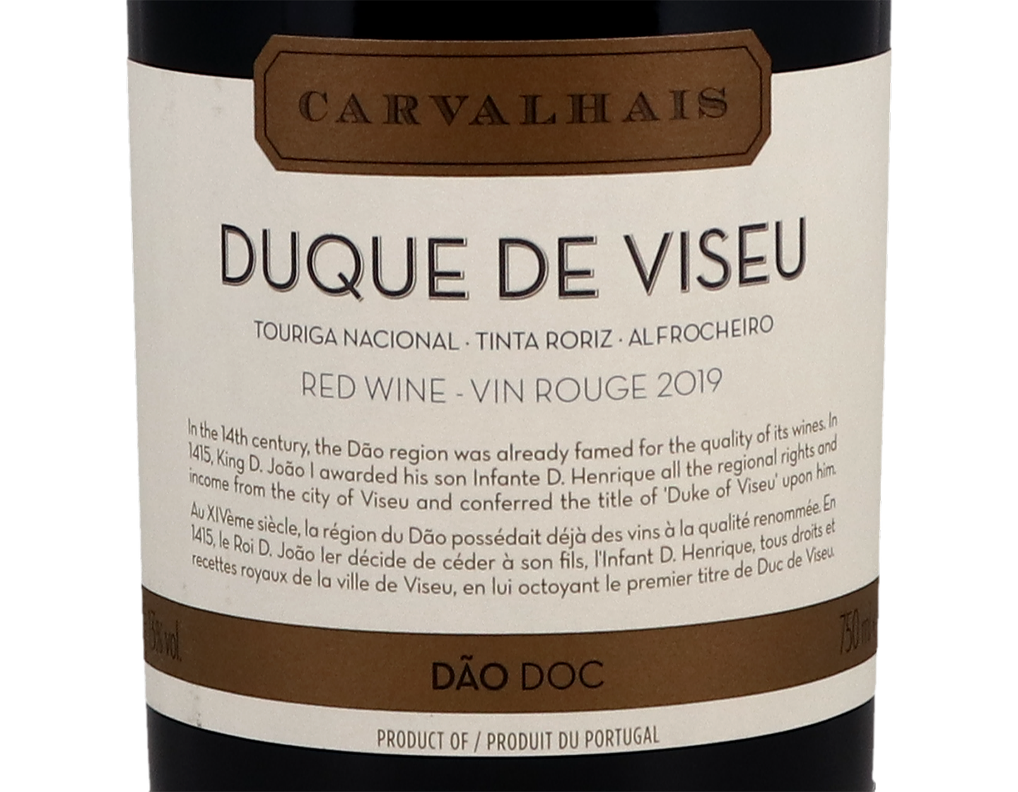 Carvalhais Duque de Viseu Tinto Dao 2019