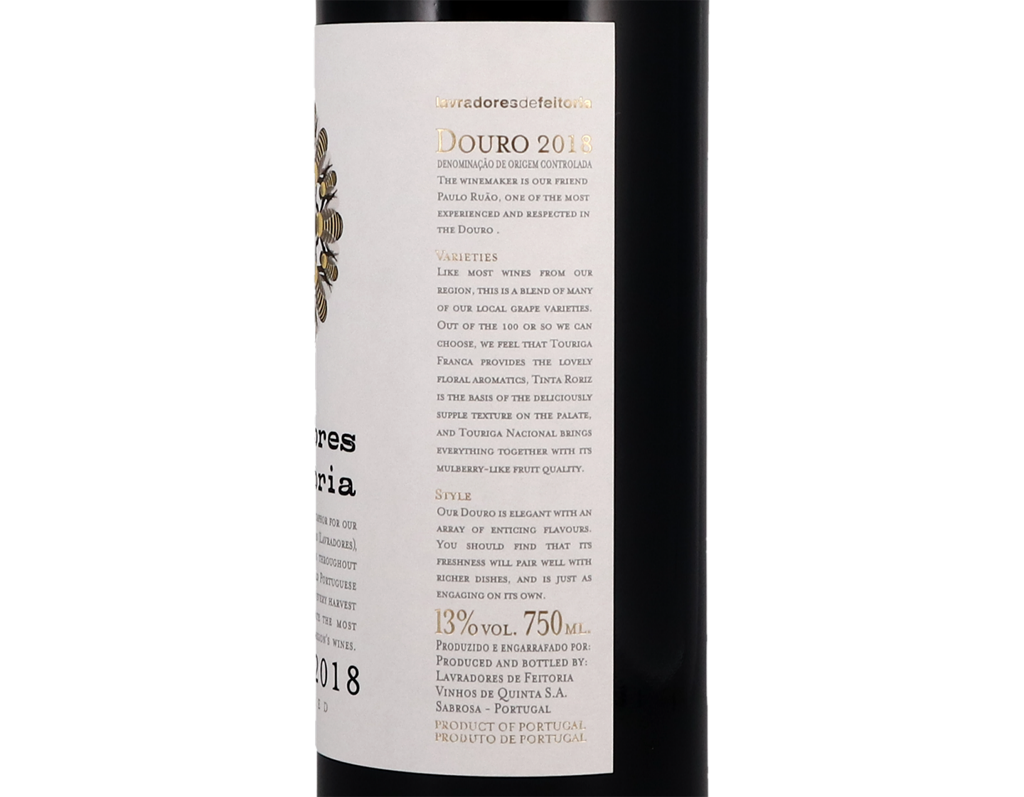 Lavradores de Feitoria Douro Tinto 2018