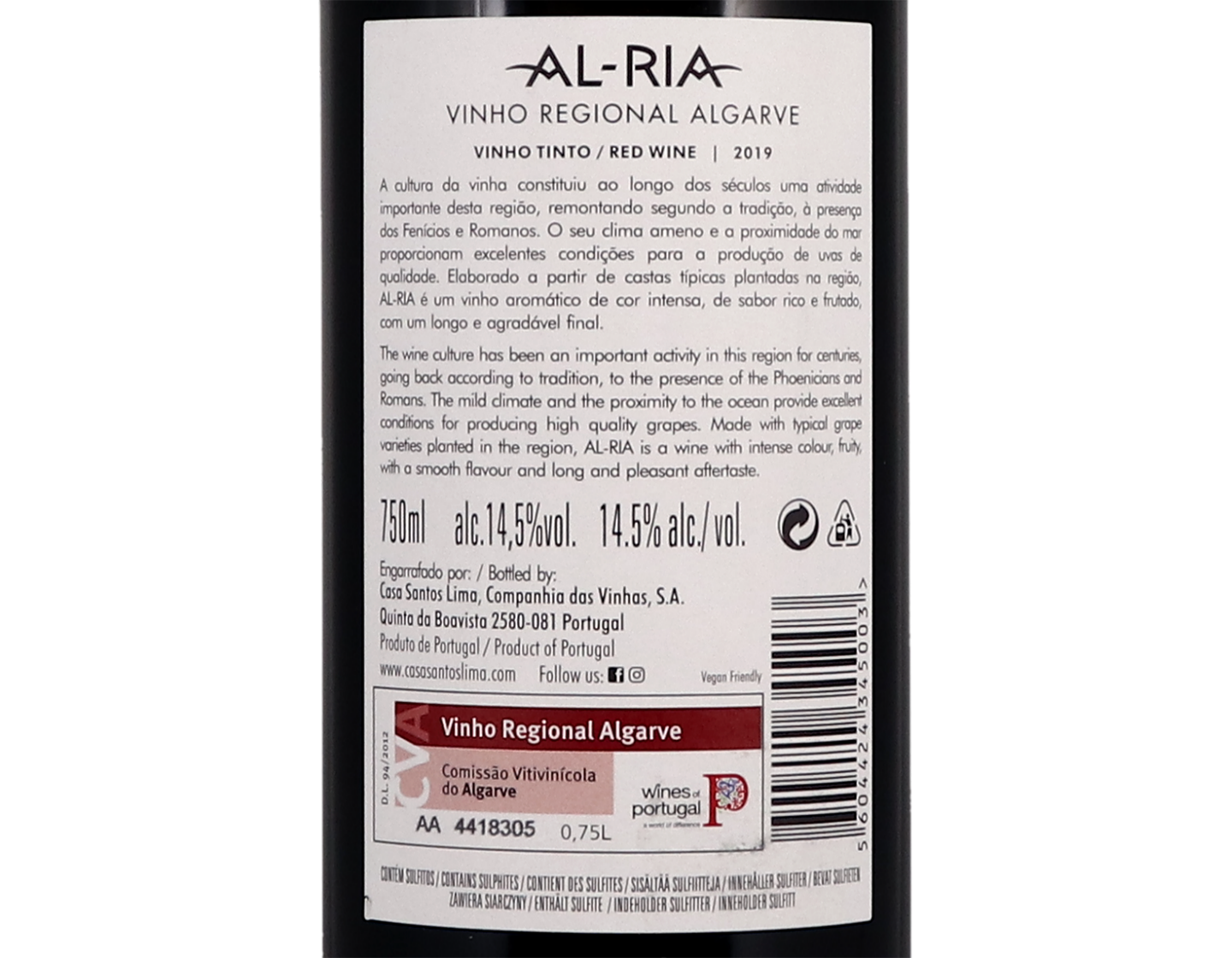 Al Ria Tinto Algarve 2019