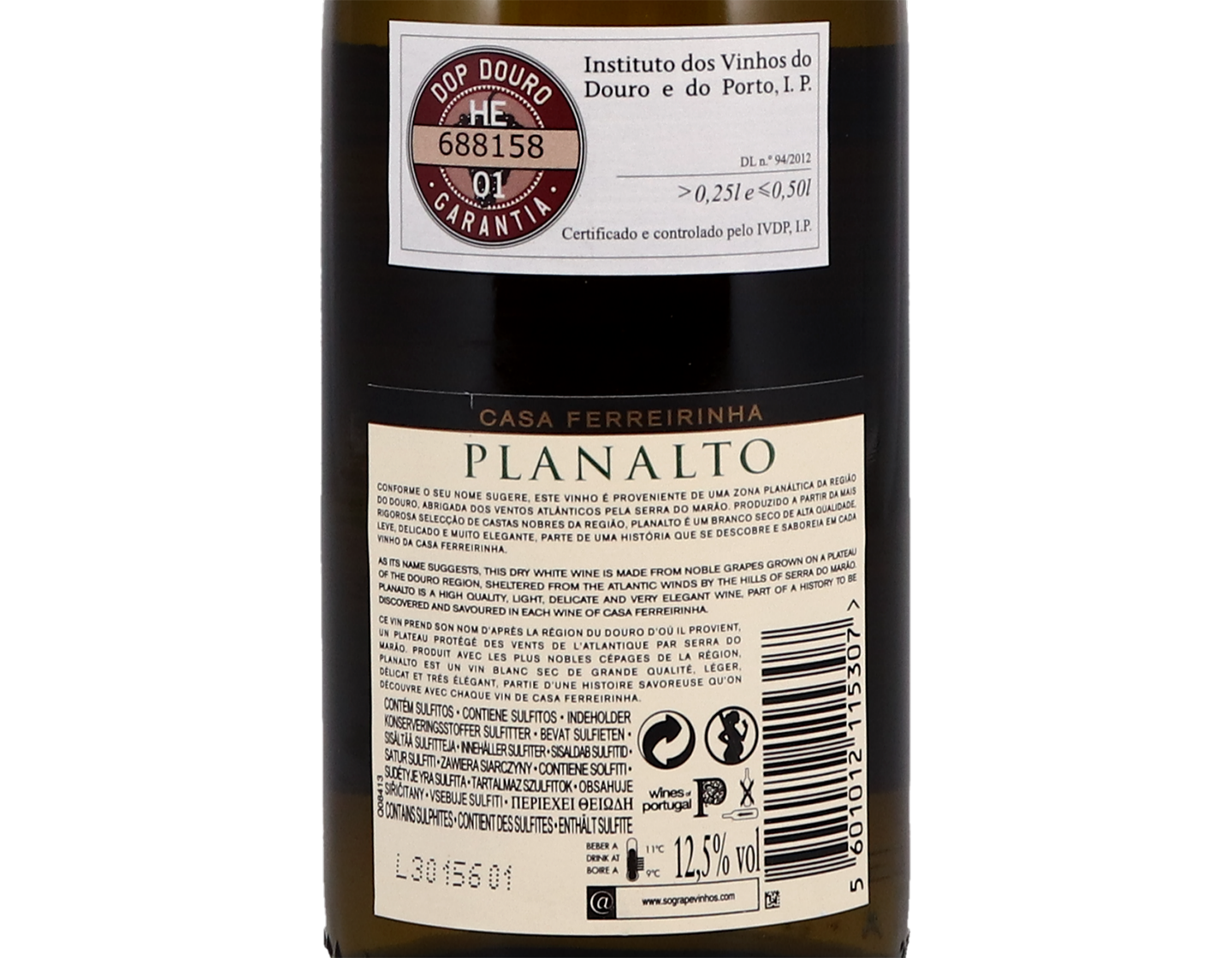 Half bottle of Casa Ferreirinha Planalto Reserva, Douro 2019