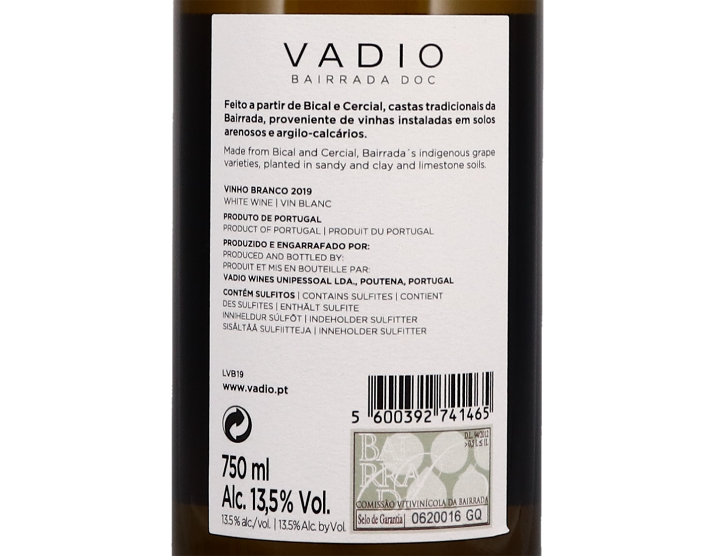 Vadio Bairrada Branco 2019