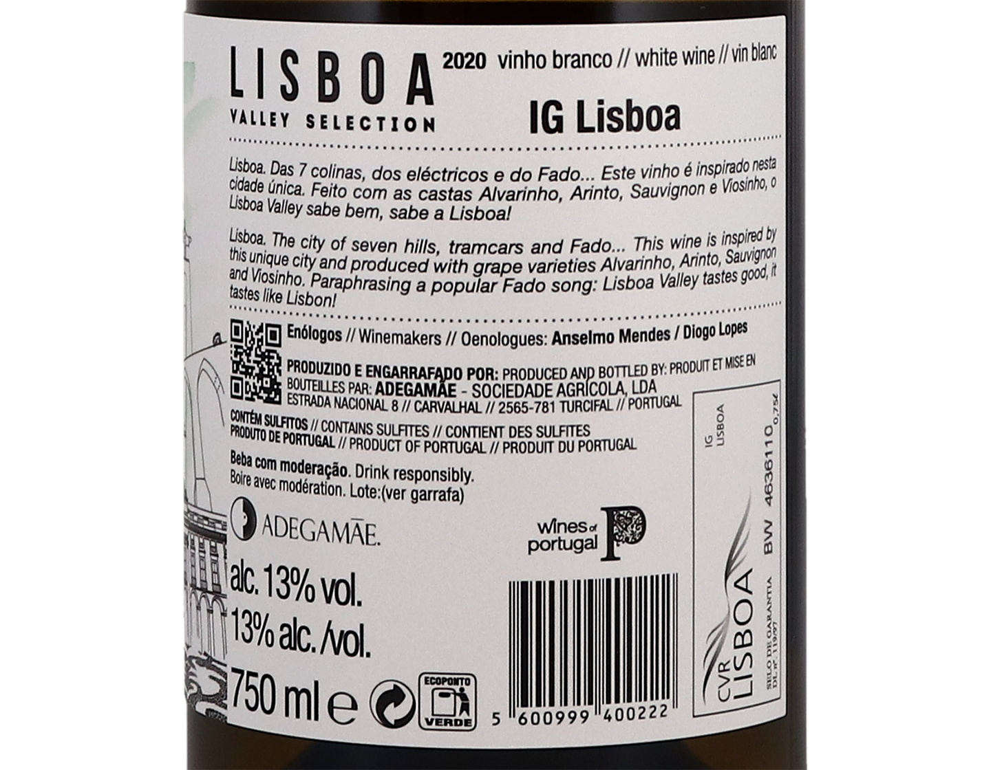 AdegaMae Lisboa Valley Selection White 2020