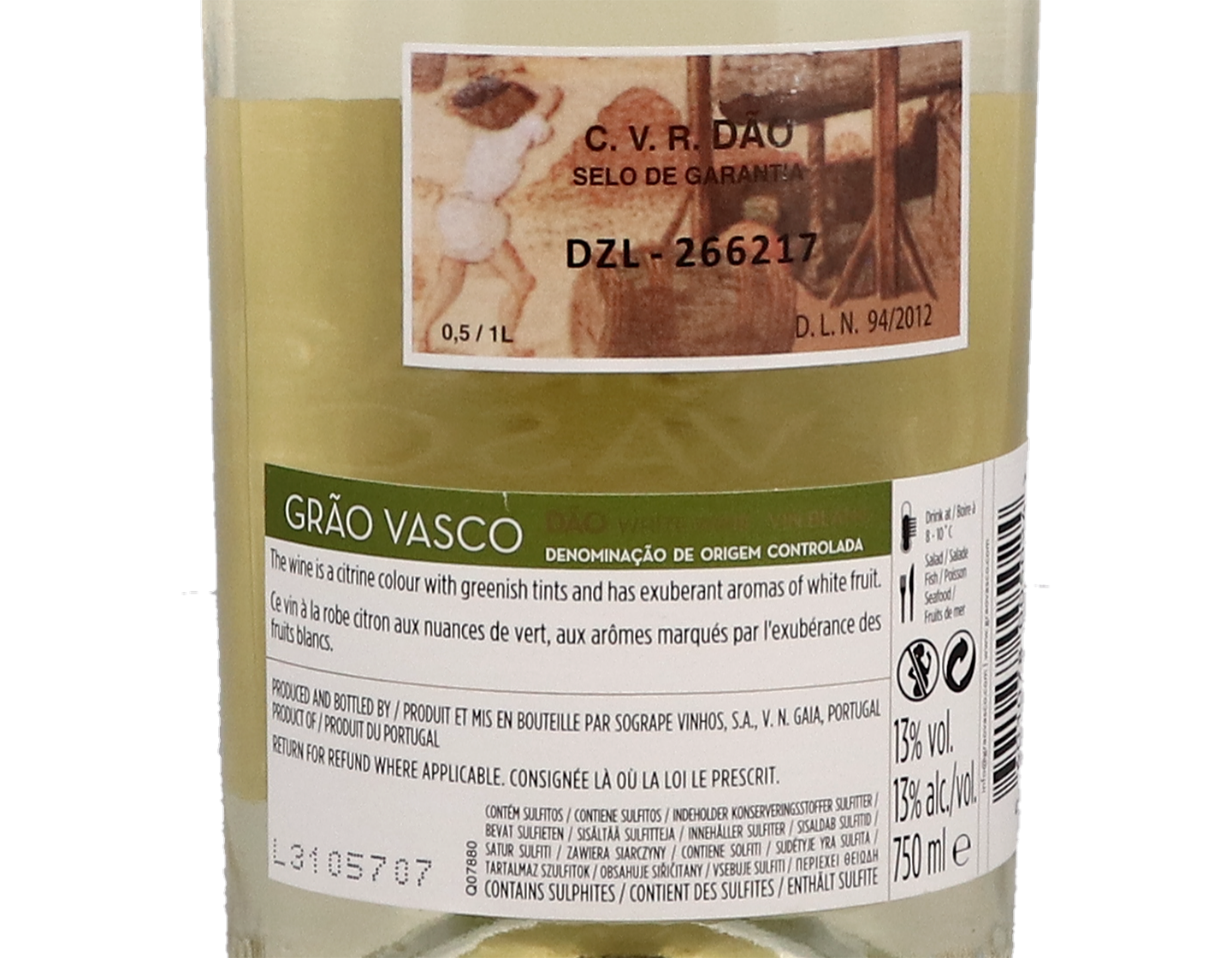 Carvalhais Grao Vasco Branco Dao 2020