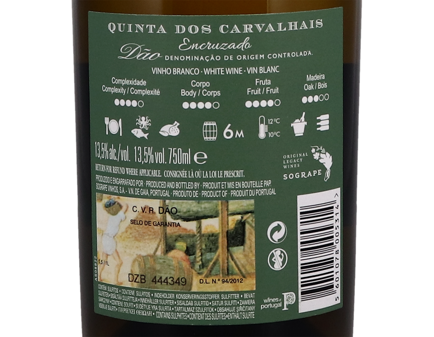 Quinta dos Carvalhais Encruzado Dao 2019