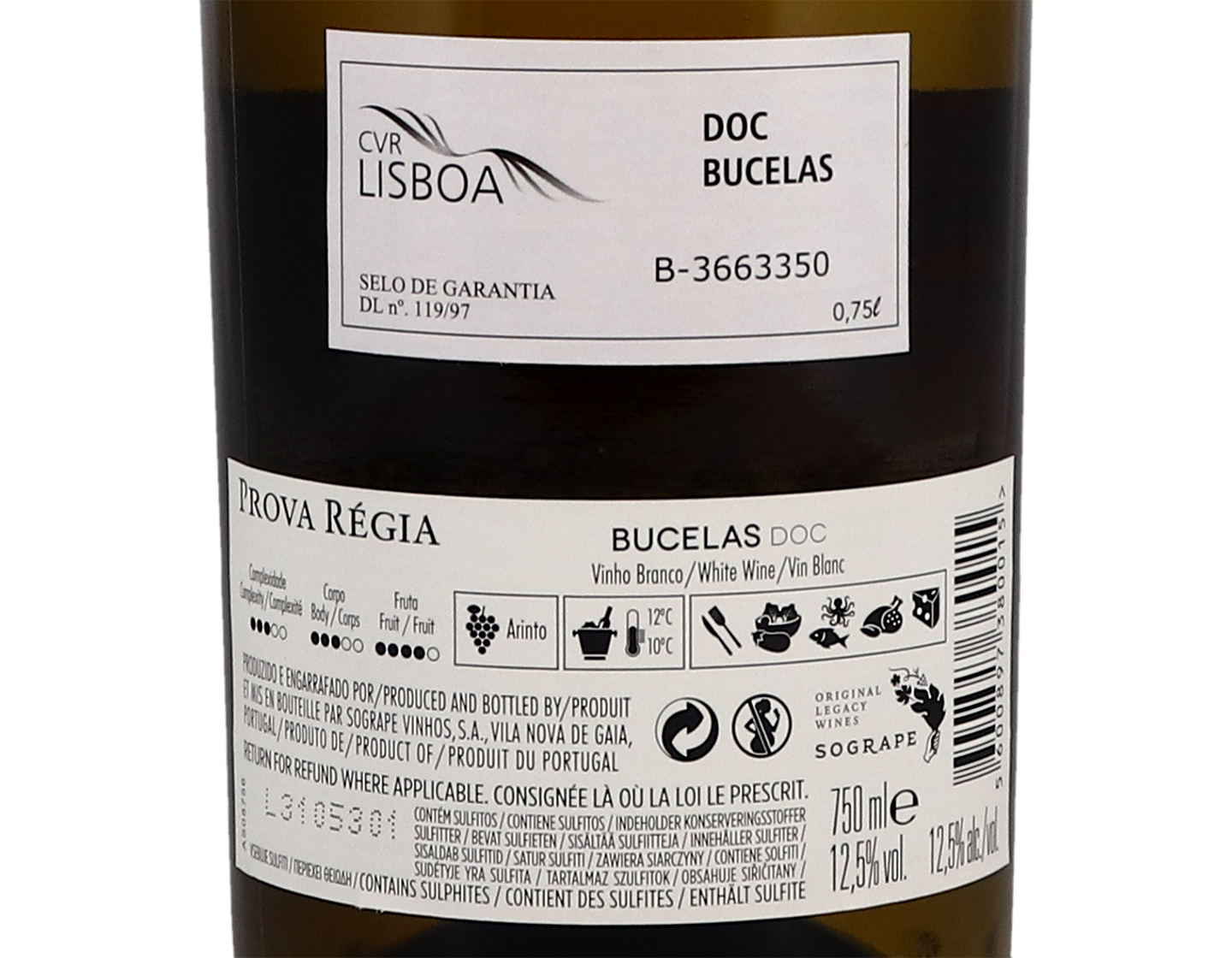 Quinta da Romeira Prova Regia Arinto Bucelas 2019