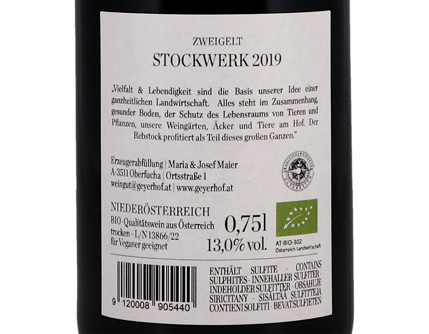 Geyerhof StockWerk Zweigelt 2019