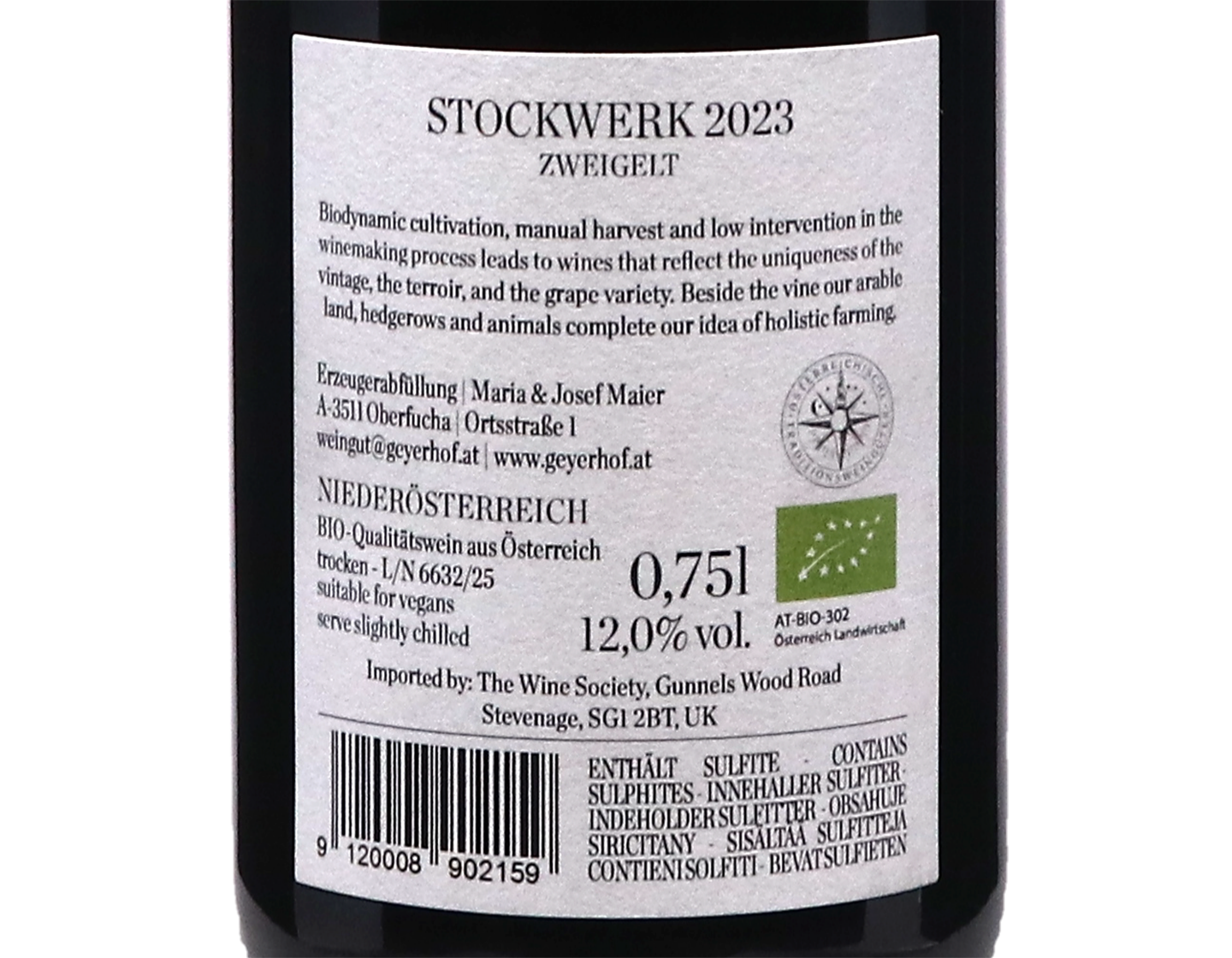 Geyerhof StockWerk Zweigelt 2023 ORGANIC